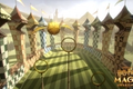 Harry Potter Magic Awakened Quidditch Snitch and field with three rings