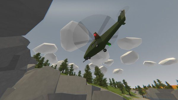 A helicopter in Unturned