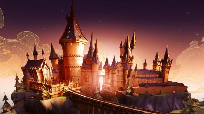 Hogwarts castle in Harry Potter Magic Awakened